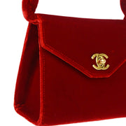 Chanel * 1996-1997 Red Velvet Handbag