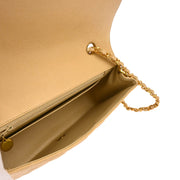 Chanel 1994-1996 Beige Caviar Medium Diana Shoulder Bag