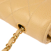 Chanel Beige Caviar Medium Diana Shoulder Bag