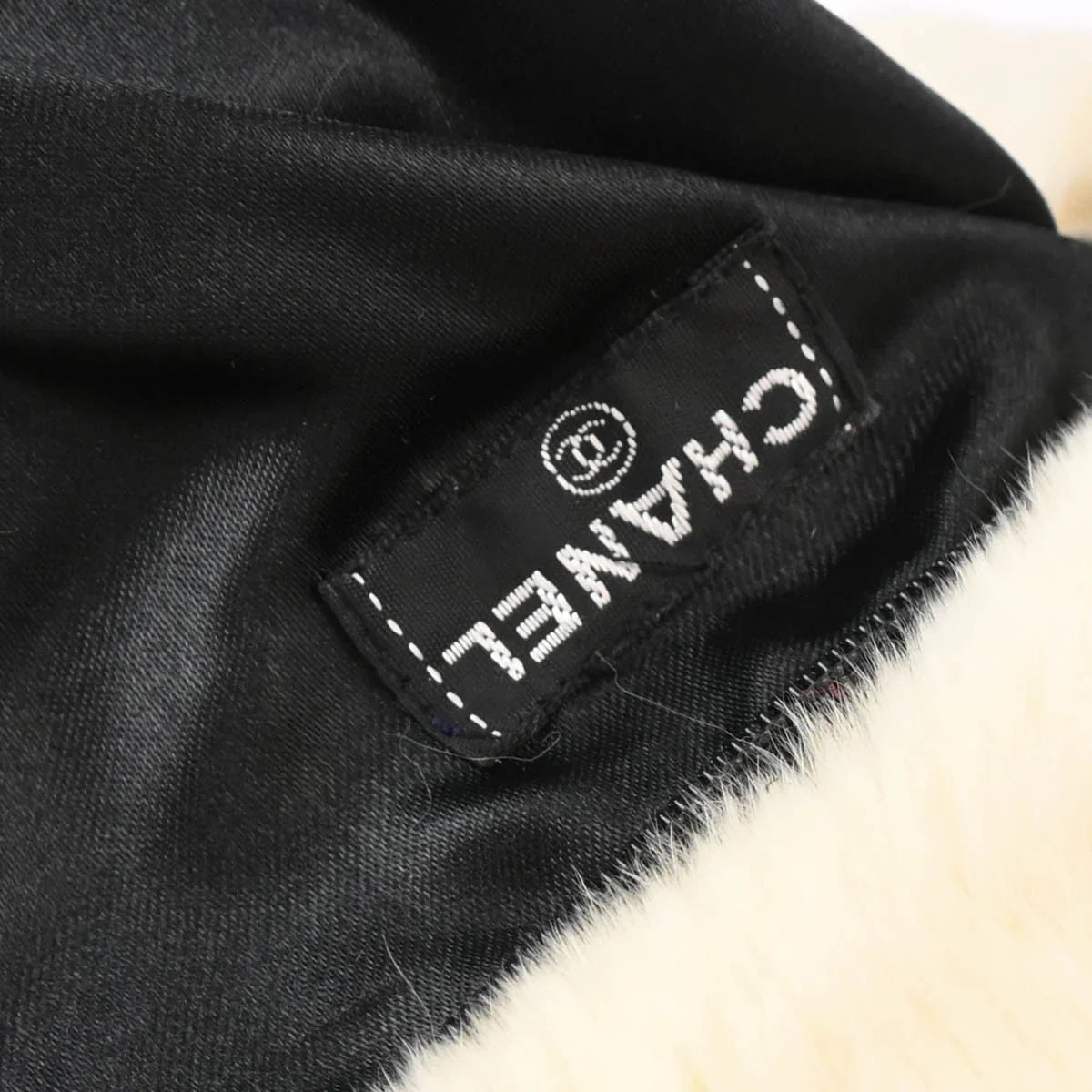Chanel 2001 Rabbit Fur Arm Muff Bag