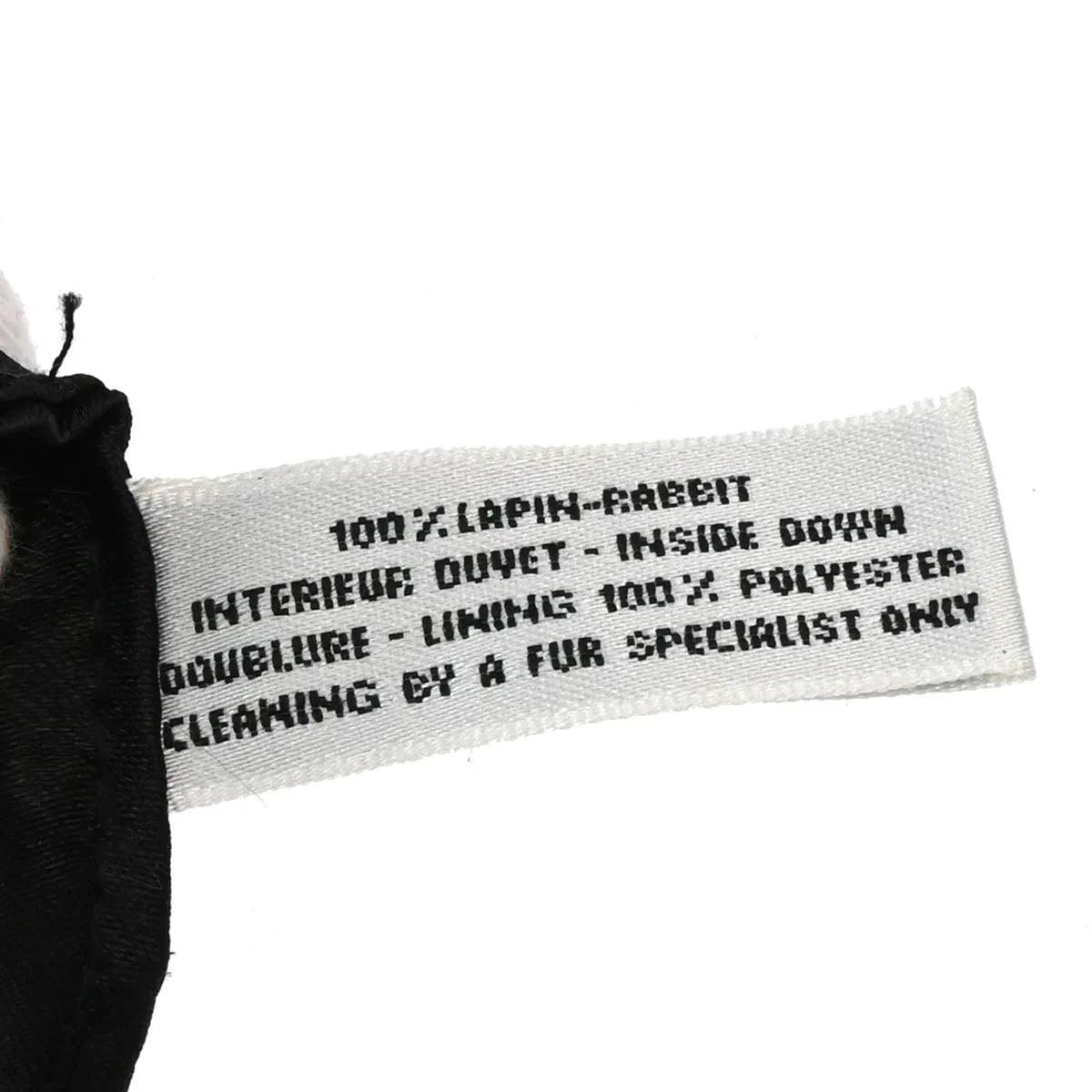 Chanel 2001 Rabbit Fur Arm Muff Bag