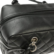 Chanel Black 2006-2008 Calfskin Cambon Ligne Handbag