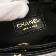 Chanel Black Calfskin Wild Stitch Tote Handbag