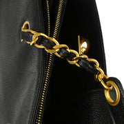 Chanel Black Caviar Supermodel Shoulder Bag