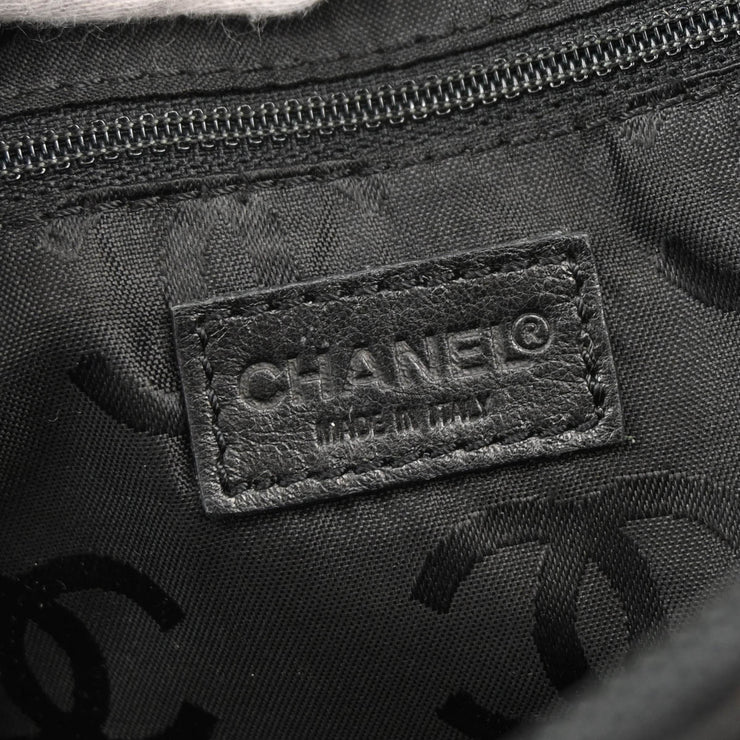 Chanel Black Calfskin Wild Stitch Handbag