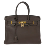 Hermes Cafe Togo Birkin 30 Handbag