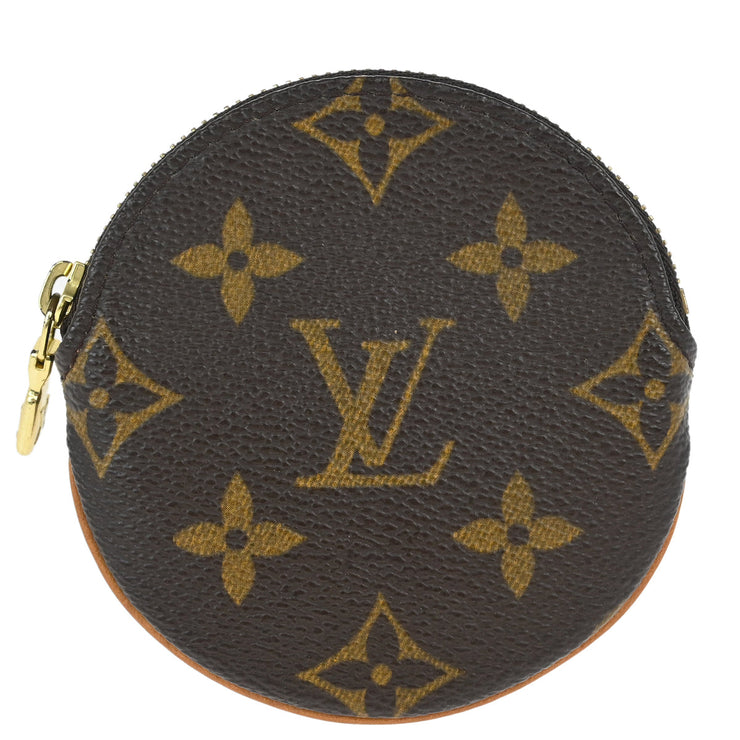 Louis Vuitton 2004 Monogram Porte Monnaie Rond Coin Case M61926