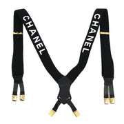 Chanel Suspenders Black Small Good