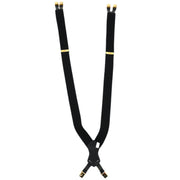 Chanel Suspenders Black Small Good