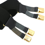 Chanel Suspenders Black Small Good