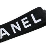 Chanel Suspenders Black Small Good