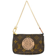 Louis Vuitton 2007 Monogram Mini Pochette Accessoires Handbag M60153