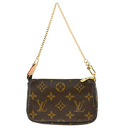 Louis Vuitton 2007 Monogram Mini Pochette Accessoires Handbag M60153