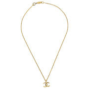 Chanel Gold Mini CC Chain Pendant Necklace 376/1982