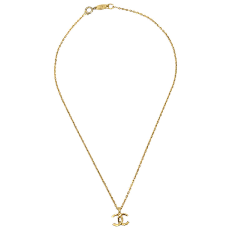 Chanel Gold Mini CC Chain Pendant Necklace 376/1982