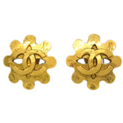 Chanel Gold Earrings Clip-On 94P