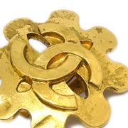 Chanel Gold Earrings Clip-On 94P