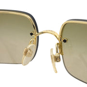 Chanel Sunglasses Eyewear Brown Gold Small Good