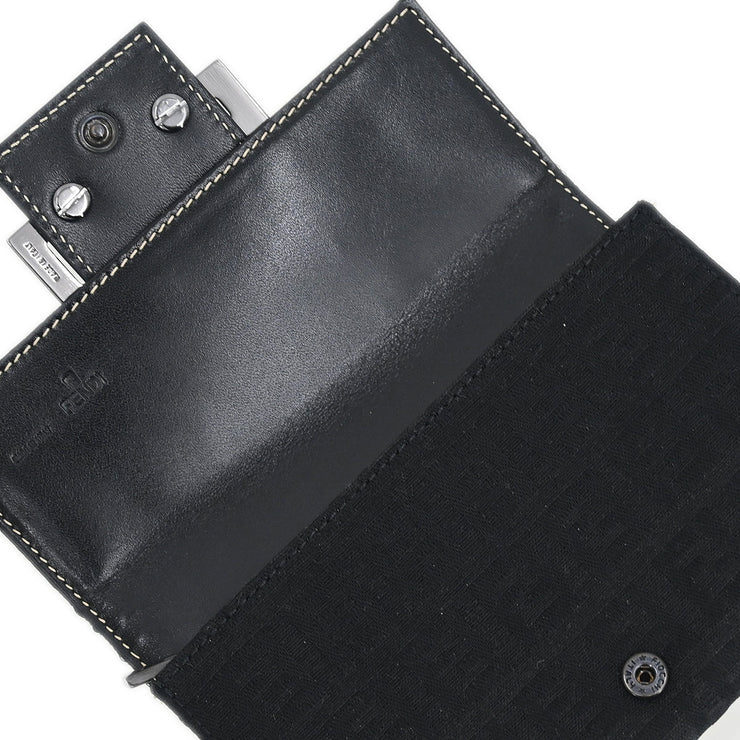 Fendi Black Zucchino Wallet