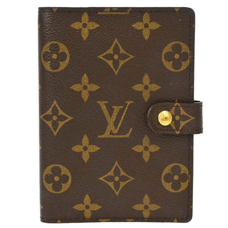 Louis Vuitton 2005 Monogram Agenda PM Note Book Cover R20005 Small Good