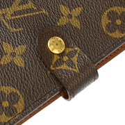 Louis Vuitton Monogram Agenda PM Note Book Cover R20005 Small Good