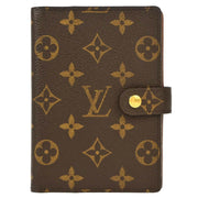 Louis Vuitton 2004 Monogram Agenda PM Note Book Cover R20005 Small Good