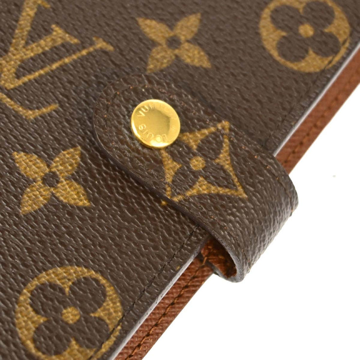 Louis Vuitton 2004 Monogram Agenda PM Note Book Cover R20005 Small Good