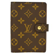 Louis Vuitton Monogram Agenda PM Note Book Cover R20005 Small Good