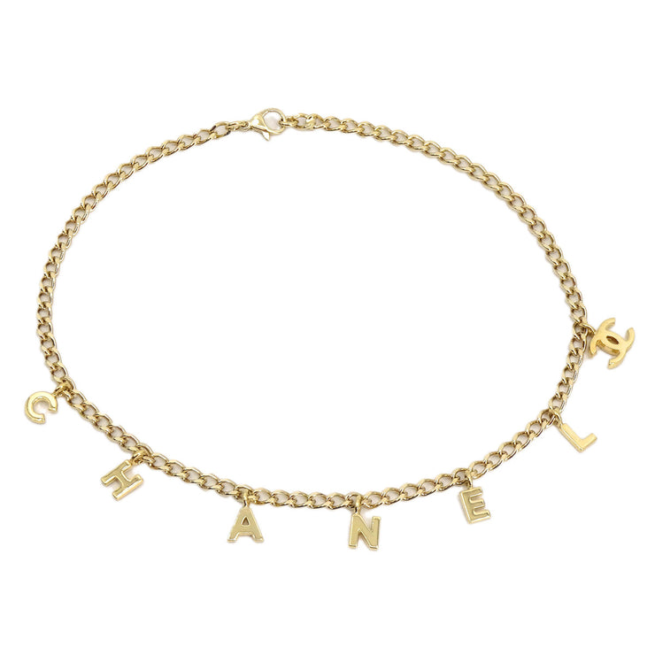 Chanel Chain Necklace Gold 02A