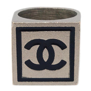 Chanel Ring Silver #53 #13 02A