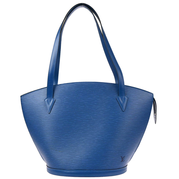 Louis Vuitton 1997 Epi Blue Saint Jacques Shopping Tote Bag M52265