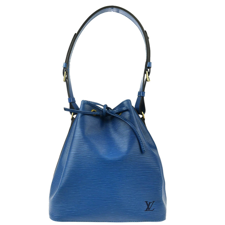 Louis Vuitton 1996 Blue Epi Petite Noe Shoulder Bag M44105