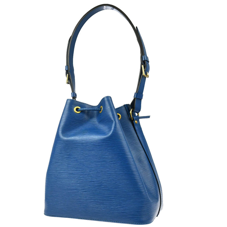 Louis Vuitton 1996 Blue Epi Petite Noe Shoulder Bag M44105