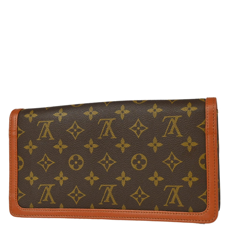 Louis Vuitton 1990 Monogram Pochette Dame PM Clutch M51812