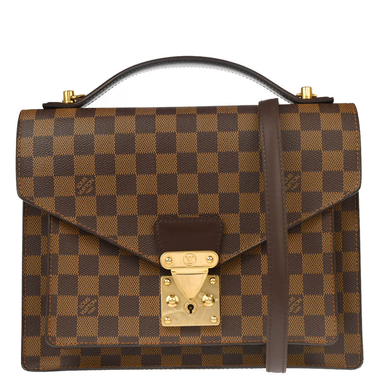 Louis Vuitton 2006 Damier Monceau 28 Business Handbag N48088