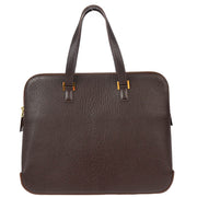 Hermes 2002 Chocolat Coromandel Escapade Handbag