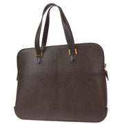 Hermes 2002 Chocolat Coromandel Escapade Handbag