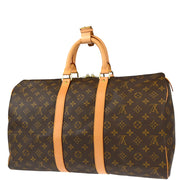 Louis Vuitton 2001 Monogram Keepall 45 Travel Duffle Handbag M41428