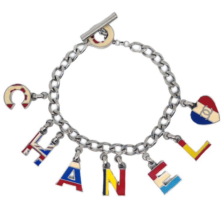 Chanel Silver National Flag Bracelet 03A