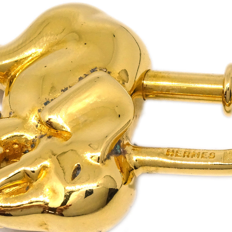 Hermes 1988 Elephant Cadena Gold Small Good