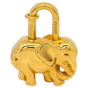 Hermes 1988 Elephant Cadena Gold Small Good