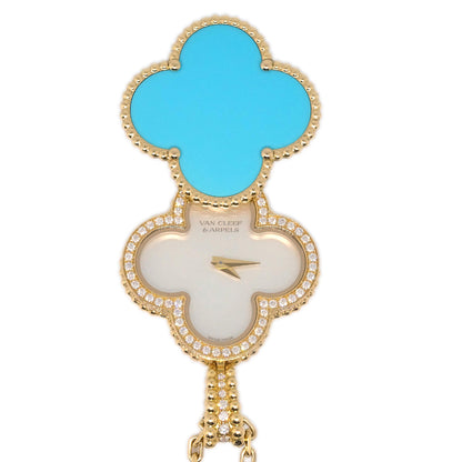 Van Cleef & Arpels Alhambra Secret Pendant Watch Ref.VCAR082Y00 18KYG