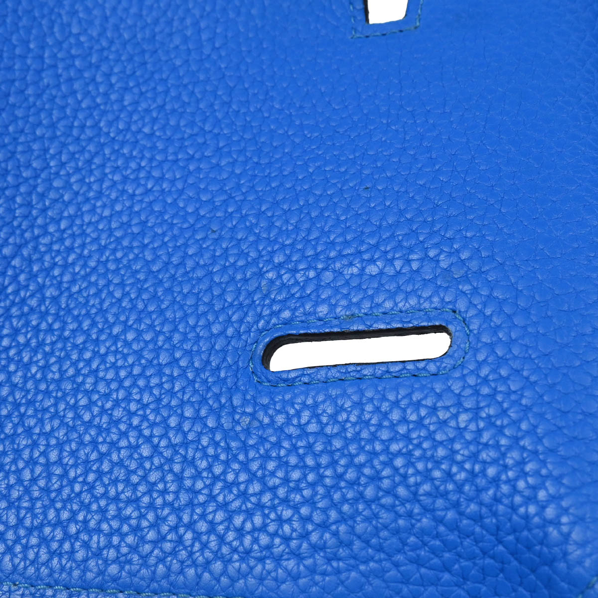 Hermes 2013 Blue Taurillon Clemence Jypsiere 34 Shoulder Bag
