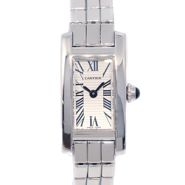 Cartier Mini Tonneau Lanieres Ref.2544 Quartz Watch 18KWG