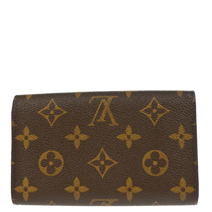 Louis Vuitton 2001 Monogram Porte Monnaie Billet Tresor Wallet M61730