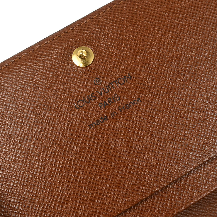 Louis Vuitton 2001 Monogram Porte Monnaie Billet Tresor Wallet M61730