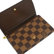 Louis Vuitton 2004 Damier Porte Monnaie Billets Tresor Wallet N61730