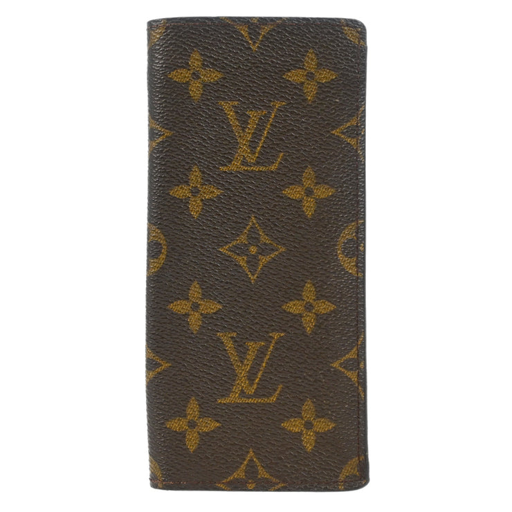 Louis Vuitton 2000 Monogram Etui lunette Simple Case M62962 Small Good