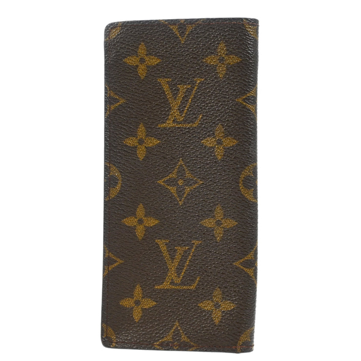 Louis Vuitton 2000 Monogram Etui lunette Simple Case M62962 Small Good