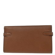 Hermes 2008 Sienne Chevre Kelly Wallet Purse